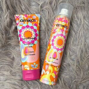 Amika travel size hair mask/dry shampoo NWT